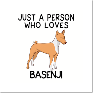 “Just a person who loves BASENJI” Posters and Art